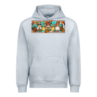 Heather Grey Fall Gnomes Urban Hoodie - Artiststas