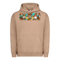 Pigment Burro Fall Gnomes Urban Hoodie - Artiststas