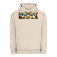 Pigment French Oak Fall Gnomes Urban Hoodie - Artiststas