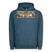 Pigment Midnight Navy Fall Gnomes Urban Hoodie - Artiststas