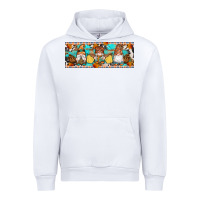 White Fall Gnomes Urban Hoodie - Artiststas