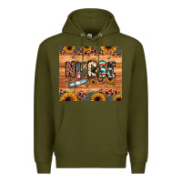 Army Green nurse Premium Hoodie - JahusDesignShop