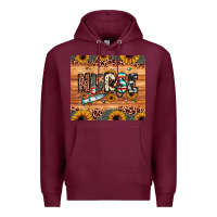 Burgundy nurse Premium Hoodie - JahusDesignShop