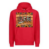 Red nurse Premium Hoodie - JahusDesignShop