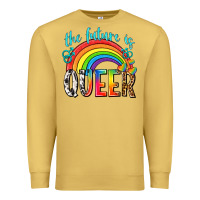 Antique Gold the future is queer Premium Sweatshirt - texasbilliewilder