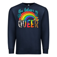 Navy the future is queer Premium Sweatshirt - texasbilliewilder
