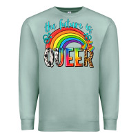 Seafoam the future is queer Premium Sweatshirt - texasbilliewilder