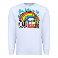 White the future is queer Premium Sweatshirt - texasbilliewilder