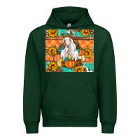 Forest Green Goat family fall pumpkins gemstone Urban Hoodie - Artiststas