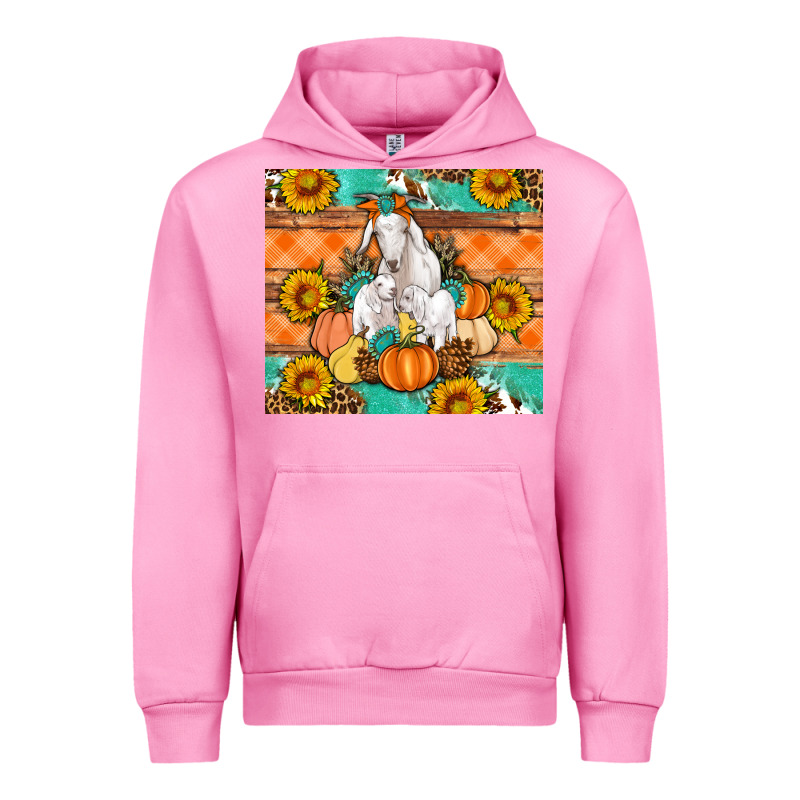 Goat Family Fall Pumpkins Gemstone Urban Hoodie by Artiststas | Teevron