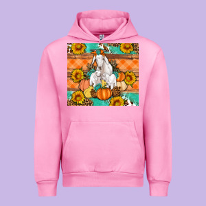 Goat Family Fall Pumpkins Gemstone Urban Hoodie Designed By Artiststas