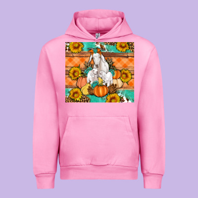 Goat Family Fall Pumpkins Gemstone Urban Hoodie Designed By Artiststas