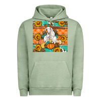 Pigment Oil Green Goat family fall pumpkins gemstone Urban Hoodie - Artiststas