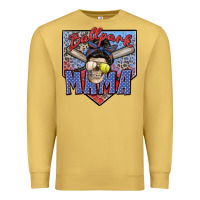 Antique Gold ballpark mama Premium Sweatshirt - Zillion Design Studio