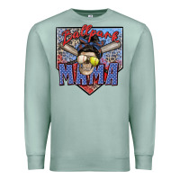 Seafoam ballpark mama Premium Sweatshirt - Zillion Design Studio