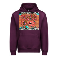 Mauve Wine pucker up Urban Hoodie - JahusDesignShop
