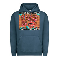 Pigment Midnight Navy pucker up Urban Hoodie - JahusDesignShop