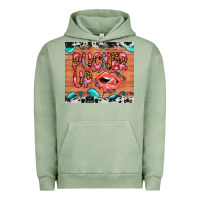 Pigment Oil Green pucker up Urban Hoodie - JahusDesignShop