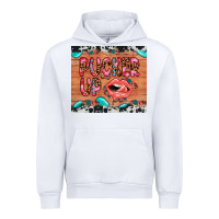 White pucker up Urban Hoodie - JahusDesignShop