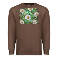 Chestnut Daisy leopard Premium Sweatshirt - RanaPortraitStore
