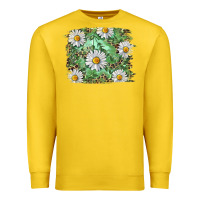 Lemon Daisy leopard Premium Sweatshirt - RanaPortraitStore