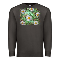 Smoke Daisy leopard Premium Sweatshirt - RanaPortraitStore