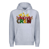 Heather Grey christmas crew Premium Hoodie - AdoDesignShop