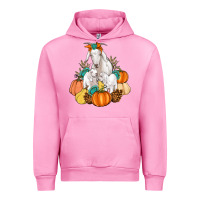 Fuchsia Pink Goat family fall pumpkins gemstone Urban Hoodie - Artiststas