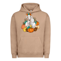 Pigment Burro Goat family fall pumpkins gemstone Urban Hoodie - Artiststas