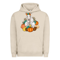 Pigment French Oak Goat family fall pumpkins gemstone Urban Hoodie - Artiststas
