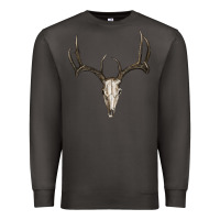 Smoke Deer Skull Premium Sweatshirt - RanaPortraitStore