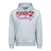 Heather Grey pucker up cowboy Urban Hoodie - JahusDesignShop