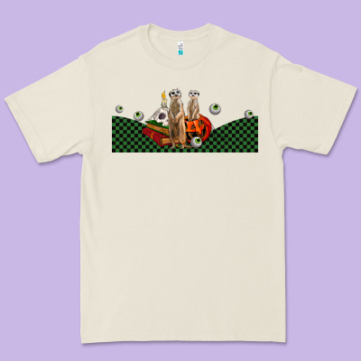 Halloween Meerkat Premium Tee Designed By Lillyallendesigns
