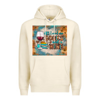 Tofu all i need are books and wine Premium Hoodie - JahusDesignShop