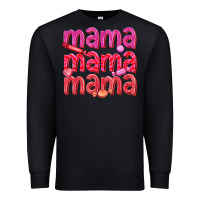 Black mama mama mama valentines day Premium Sweatshirt - texasbilliewilder
