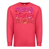 Cardinal mama mama mama valentines day Premium Sweatshirt - texasbilliewilder