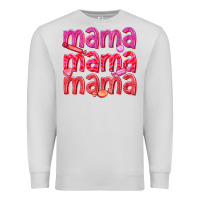 Dove Grey mama mama mama valentines day Premium Sweatshirt - texasbilliewilder