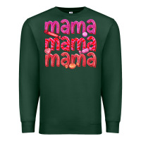 Sports Green mama mama mama valentines day Premium Sweatshirt - texasbilliewilder