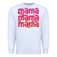 White mama mama mama valentines day Premium Sweatshirt - texasbilliewilder