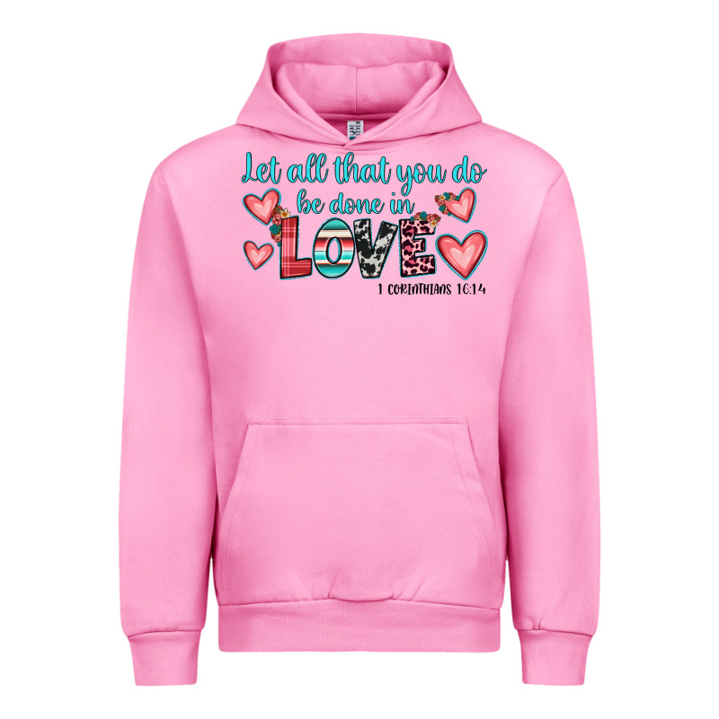 Let All That You Do Be Done In Love Urban Hoodie by JahusDesignShop | Teevron