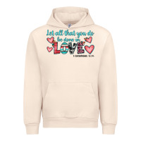 Sandshell let all that you do be done in love Urban Hoodie - JahusDesignShop