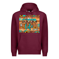Burgundy scrub life Premium Hoodie - JahusDesignShop