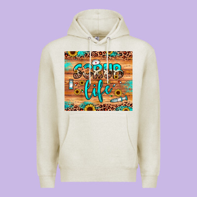 Scrub Life Premium Hoodie Designed By Jahusdesignshop