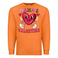 Carrot mamas valentine with cute heart Premium Sweatshirt - texasbilliewilder
