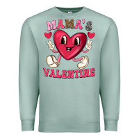 Seafoam mamas valentine with cute heart Premium Sweatshirt - texasbilliewilder