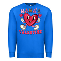 True Royal mamas valentine with cute heart Premium Sweatshirt - texasbilliewilder