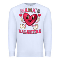 White mamas valentine with cute heart Premium Sweatshirt - texasbilliewilder