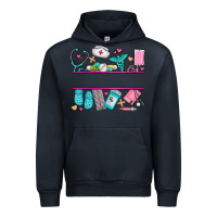 Navy nurse elements with costom name Urban Hoodie - AdoDesignShop