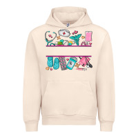 Sandshell nurse elements with costom name Urban Hoodie - AdoDesignShop