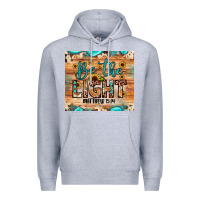 Heather Grey be the light matthew 5 14 Premium Hoodie - JahusDesignShop